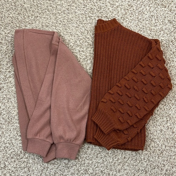 Knit Sweater Bundle: Abercrombie & Fitch and Willow Root - Size Small - Picture 1 of 9